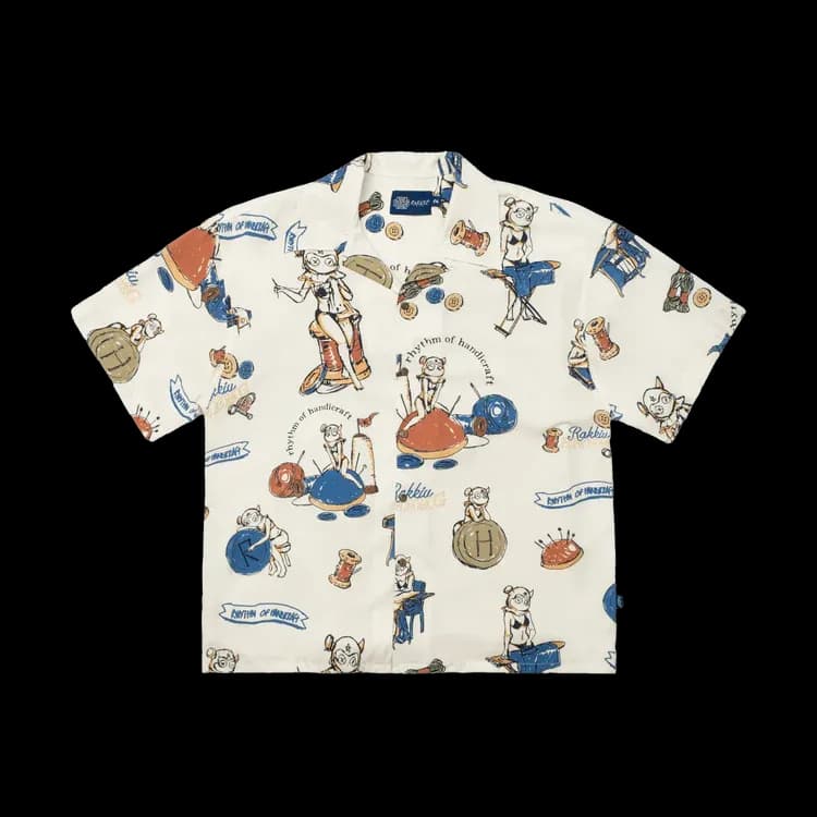 09 HAWAIIAN WHITE // SHIRT